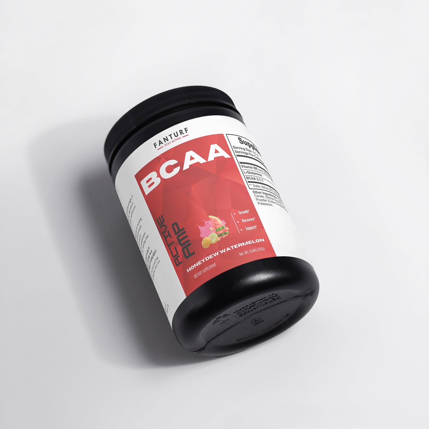 ACTIVE AMP BCAA Post Workout Powder (Honeydew/Watermelon)