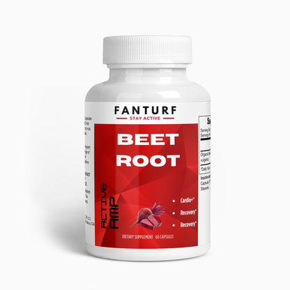 ACTIVE AMP 100% Natural Vegan Beetroot  - 60 Count