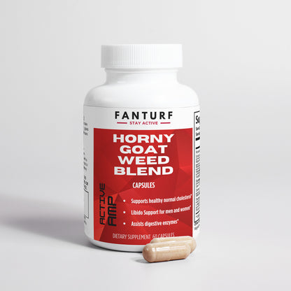 100% Natural ACTIVE AMP Horny Goat Weed Blend - 60 Ct.