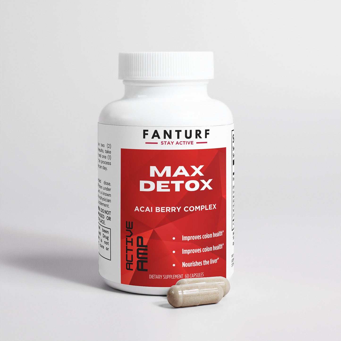 100% Natural, Vegan ACTIVE AMP Max Detox