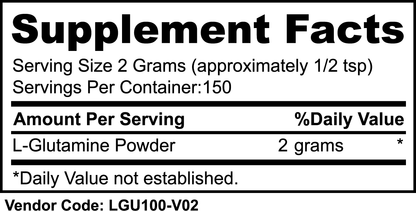 Vegan ACTIVE AMP L-Glutamine Powder
